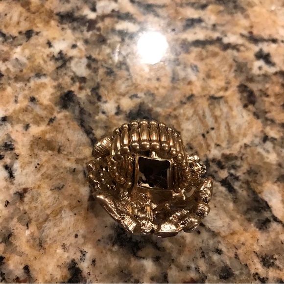 ▪️VINTAGE Adjustable Cocktail Ring - Picture 4 of 4